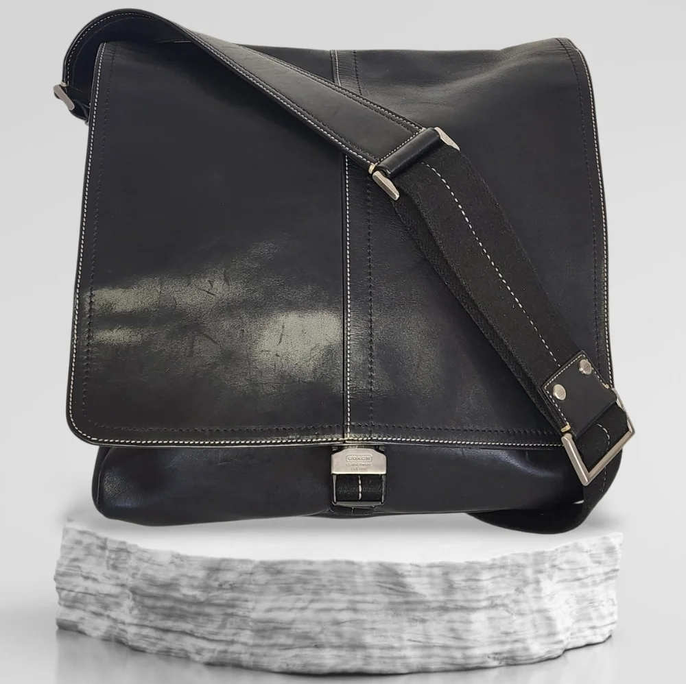 Coach Legacy Briefcase Messenger Bag 5A02Black Leather Limited Edition 2006